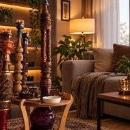 قلیان تنه چوب گردو تضمینی