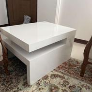 میز جلو مبلی هایگلس سفید