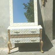 آینه و کنسول آرایشگاه ( 3 تیکه )