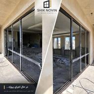 تولید و اجرای درب و پنجره دوجداره UPVC و آلومینیوم شیک نوین