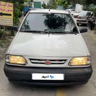 پراید صبا سفید مدل 91 آس