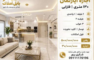 اجاره آپارتمان 130 متر در شهرک بهزاد