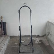 آینه قدی فلزی فرفورژه ای بدون آینه 2300