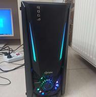 کیس با کارت گرافیک rx580 8gb و intle core i5 6500