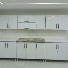 کابینت فلزی درب چوبی