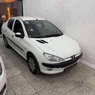 پژو 206 SD (صندوق دار) 1396 سفید