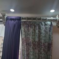چوب پرده سلطنتی به همراه شال و والان