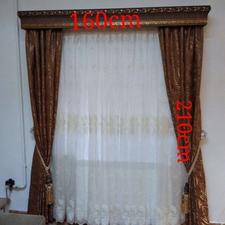 فروش دو عدد رویه و زیره پرده
