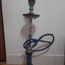 قلیان تمام برنجی سفید
