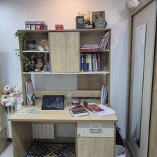 میز تحریر+کتابخانه