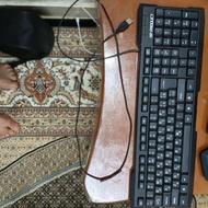 کیبورد USB مدل ایکس پی پروداکت سالم مشکی