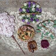 سبد گل مصنوعی نو تمیز