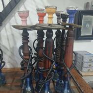 قلیون چوبی تنه سرخ کیفیت عالی