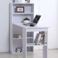 میز تحریر کتابخانه دار سفید