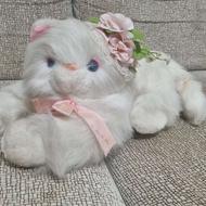 عروسک گربه کلاه دار
