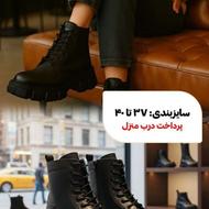 نیمبوت زنانه مشکی مدل Roxana