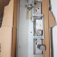 درب کابین آسانسور2لته فول80راست(نوین سیستم)وساسپنشن درب طبقه