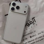 آیفون 17پرومکس سفید zaaحافظه 256 بدون رجیستر
