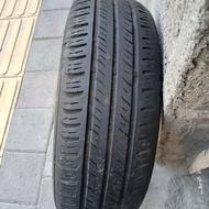 یک عدد لاستیک پژو سالم بدون پنچری توبلکس