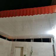 نصب کناف. پی ویسی. 60.60تایل . ماربل شیت