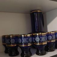 پارچ و لیوان ایتالیایی 50 ساله و ظرف ترک