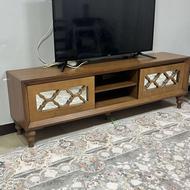 میزتلویزیون تمام چوب طبیعی،بسیار شیک
