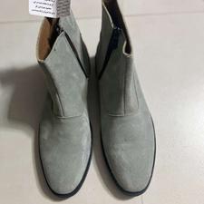 چکمه چرم طوسی