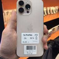 آیفون 16پرومکس| حافظه 256گیگ|باتری 90| iPhone 16proMax| za